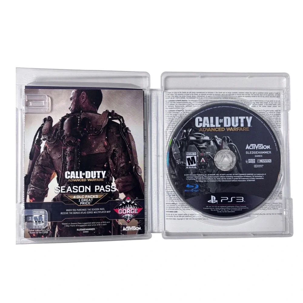 Call‎ of Duty Advanced Warfare Day Zero Edition Sony PS3 PlayStation 3 CIB